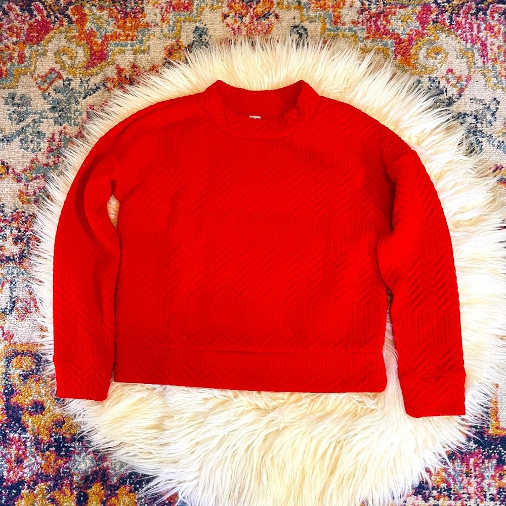 Gap Fit Waffle Weave Top SZ Medium EUC